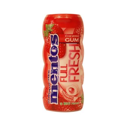MENTOS FULL FRESH STRAWBERRY GUM 31.5G