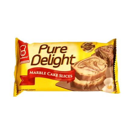 MCBERRY PURE DELIGHT MARBLE CAKE SLICES 40G